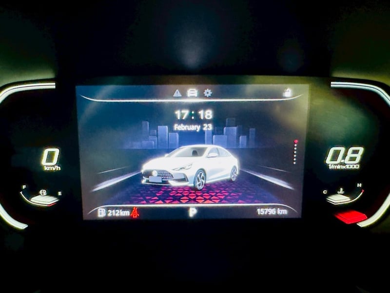 TOP ไมล้แท้ 15,xxx กม  #MG MG 5 1.5X Sunroof i-Smart  ปี 2025 