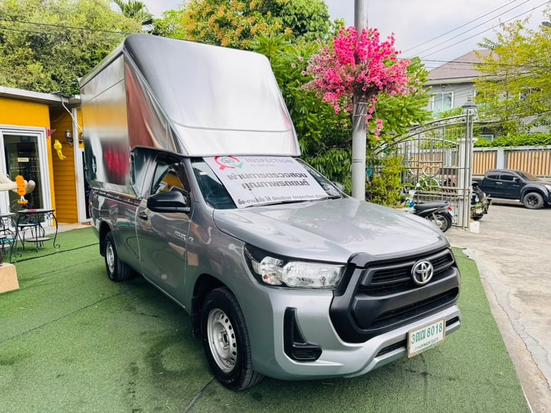 ✔️ไมล์แท้ 53,xxx กม  ฟรี! หลังคาอลูมิเนียมใหม่ #TOYOTA REVO Singlecab 2.4  ENTRY ปี 2021