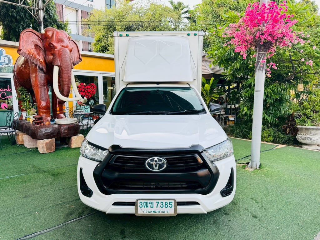 🔴TOYOTA REVO Singlecab 2.4  ENTRY ปี 2020 #ตู้แห้ง สูงใน 180 ซม. #เสริมแหนบ