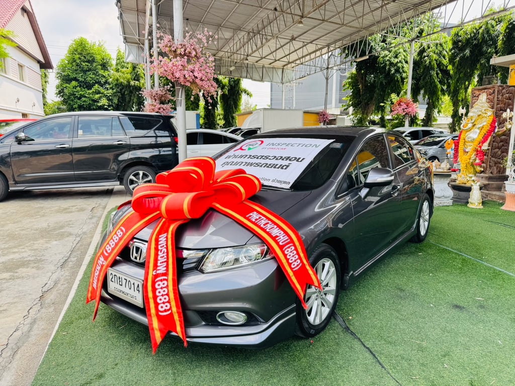 ไมล์แท้ 9x,xxx กม รถบ้านมือเดียว #HONDA CIVIC 1.8 E i-Vtec ปี 2013