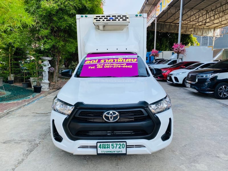 ❄️รถตู้เย็นยี่ห้อ CARRIER สูงใน 160 ซม.🛻#รถมือสองTOYOTA REVO Singlecab 2.4  ENTRY ปี 2021