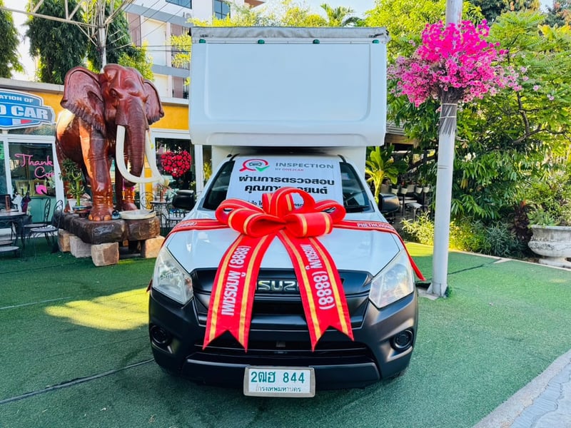 ตู้แห้ง + ลิฟท์ยกฝาท้าย ไฮดรอลิกส์📌#ISUZU D-MAX SPARK 1.9 Ddsi ปี 2020