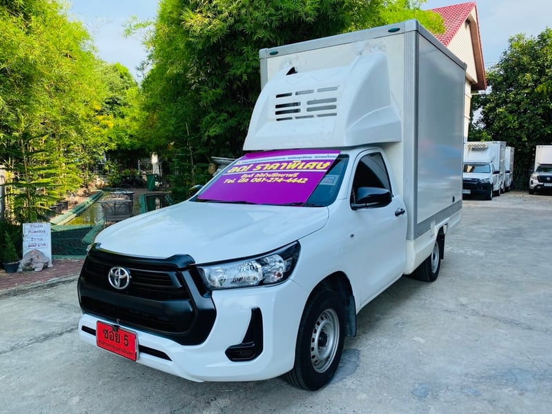 🟣ตู้แห้ง สูงใน 200 ซม. ✔️เสริมแหนบ #TOYOTA REVO  2.4  ENTRYตอนเดียว ปี 2021