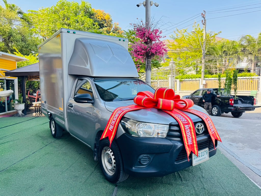 📌ตู้แห้ง สูงใน 180 ซม เสริมแหนบ #TOYOTA REVO SINGLECAB 2.4 J  ปี 2017