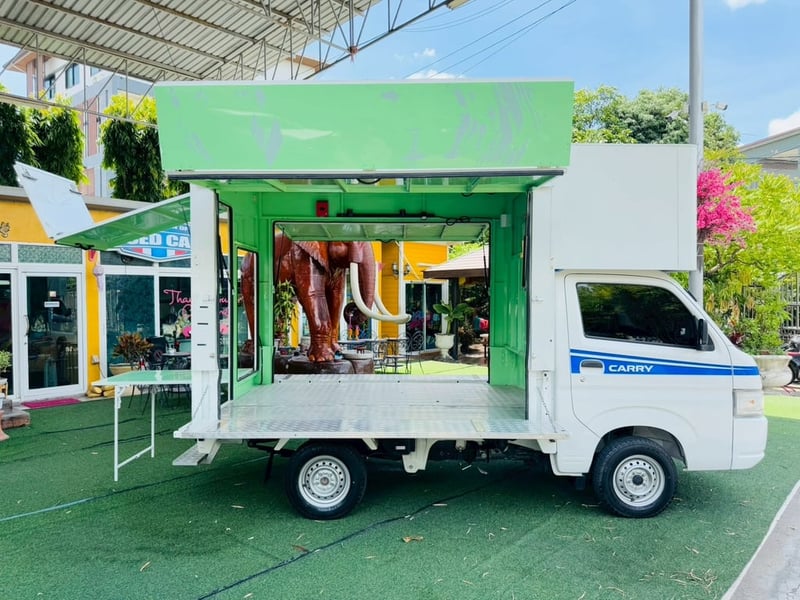 ไมล์น้อย 1,xxx กม ฟรู้ดทรัค มีปลั๊กไฟ✔️SUZUKI CARRY 1.5 L ปี 2025