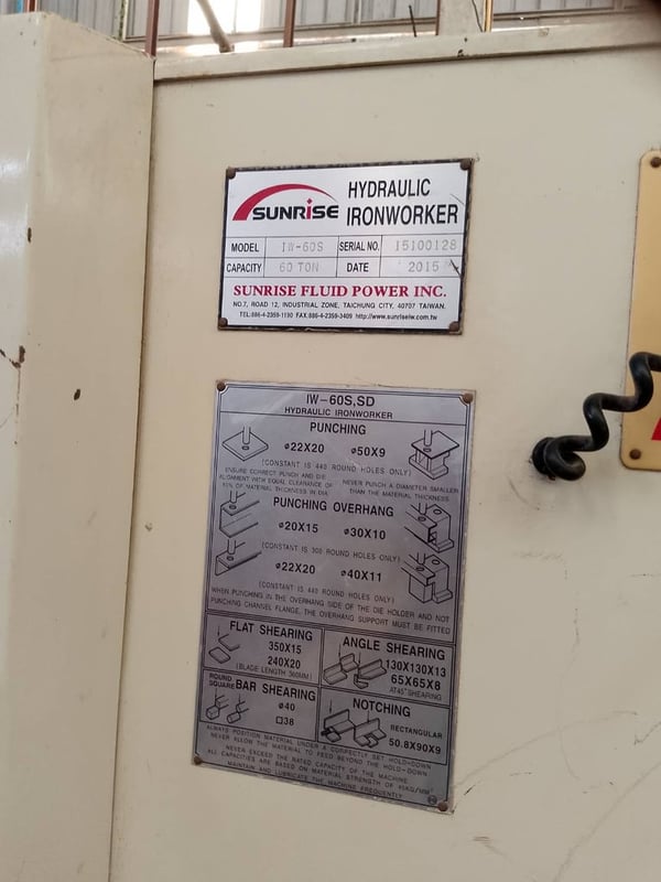 เครื่องตัด เจาะ บาก เอนกประสงค์ ขนาด 60ตัน เครื่องตัด เจาะ บาก เอนกประสงค์ ขนาด 60ตัน