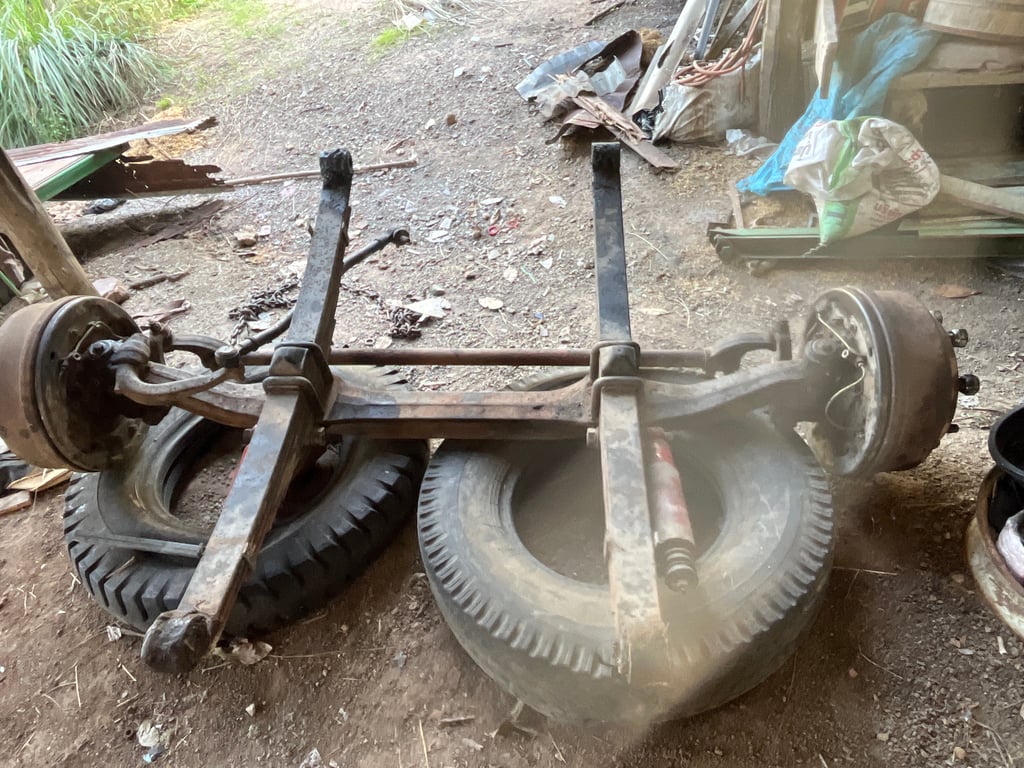 คานหน้า527 พร้อมแหนบ