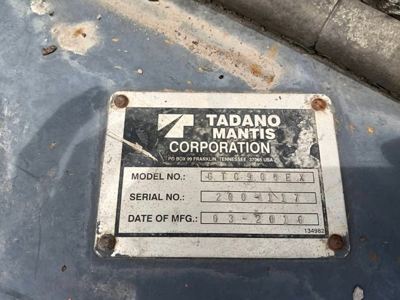 ขายรถเครน TADANO MANTIS 90 ตัน ตีนตะขาบแบบยืดหดได้ ขายรถเครน TADANO MANTIS 90 ตัน ตีนตะขาบแบบยืดหดได้