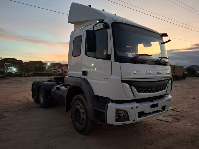 10 ล้อหัวลาก ฟูโซ่ 279 แรง 2 เพลา เกียร์ zf มีระบบยกดั้ม