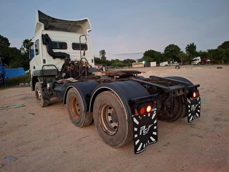 10 ล้อหัวลาก ฟูโซ่ 279 แรง 2 เพลา เกียร์ zf มีระบบยกดั้ม