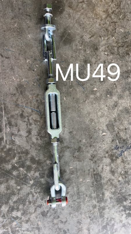 โซ่แขนข้างรถแทรคเตอร์คูโบต้า ตรา BM  รุ่น MU49