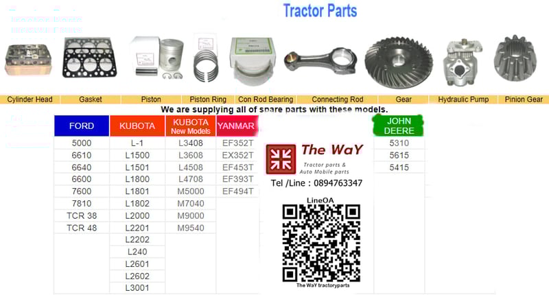 อะไหล่รถแทรกเตอร์ แบรนด์ BM (บี.เอ็ม.) มีชื่อเสียงในด้านคุณภาพที่ดี ทนทาน และราคาย่อมเยา