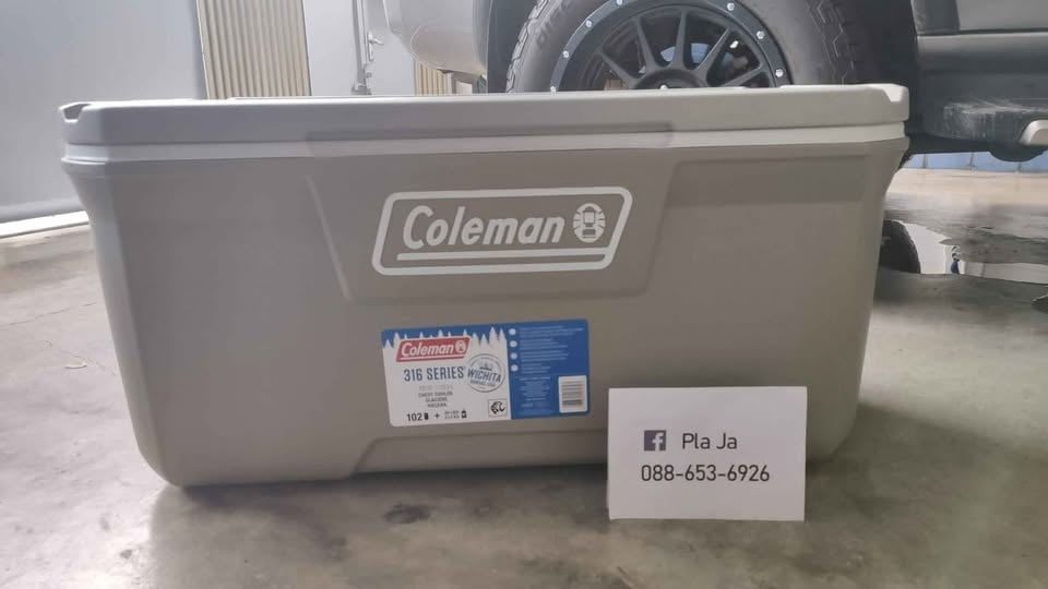ถังน้ำแข็ง Coleman 120 ควอท (มีตำหนิจากการขนส่ง) ถังน้ำแข็ง Coleman 120 ควอท (มีตำหนิจากการขนส่ง)