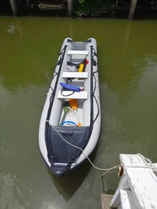  เรือคายัคพับได้ 14.7 ฟุต 3 ที่นั่ง