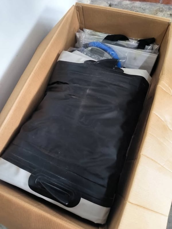  เรือคายัคพับได้ 14.7 ฟุต 3 ที่นั่ง