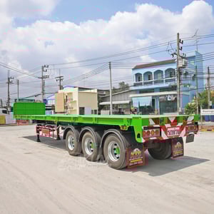 หางพื้นเรียบ สามเพลา อู่ส.สมบัติ ปี 2561 (5529)