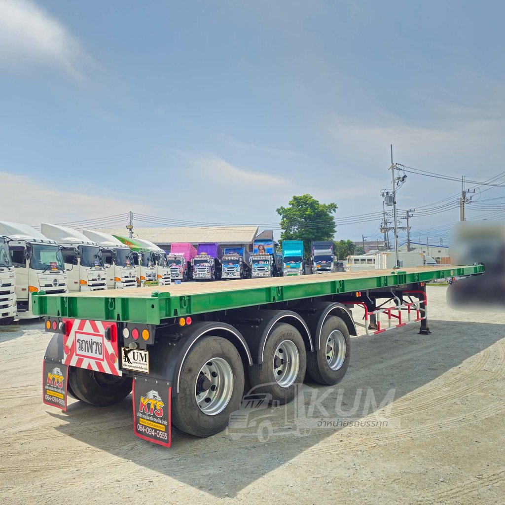 หางราคาเบาๆ หางพื้นเรียบ สามเพลา อู่ RCK ปี 60 (6737)