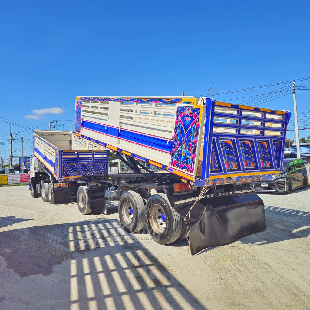 สิบล้อดั้มพ์ HINO FM2P 380 แรง ปี 2561 + หางดั้มพ์ สามเพลา อู่สามมิตร ปี 2561 (8844 8845) สิบล้อดั้มพ์ HINO FM2P 380 แรง ปี 2561 + หางดั้มพ์ สามเพลา อู่สามมิตร ปี 2561 (8844 8845)