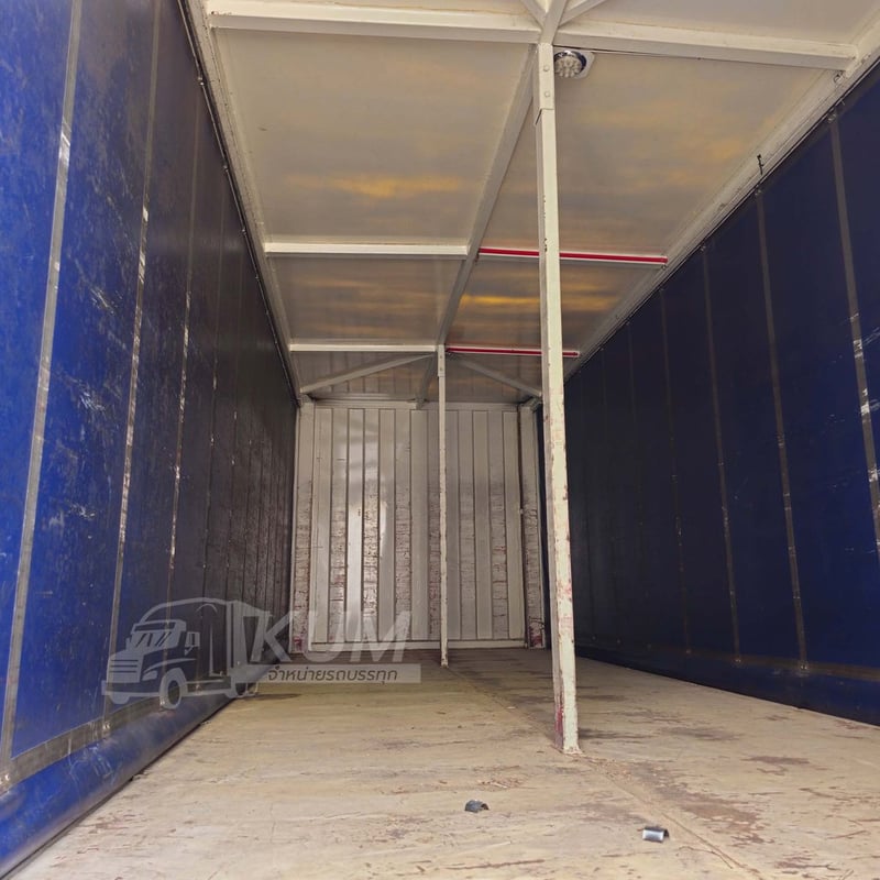 สิบล้อตู้ผ้าใบ HINO FL1A 344 แรง ปี 2567 + หางตู้ผ้าใบ สามเพลา อู่สามมิตร ปี 2567 (5506 5507)