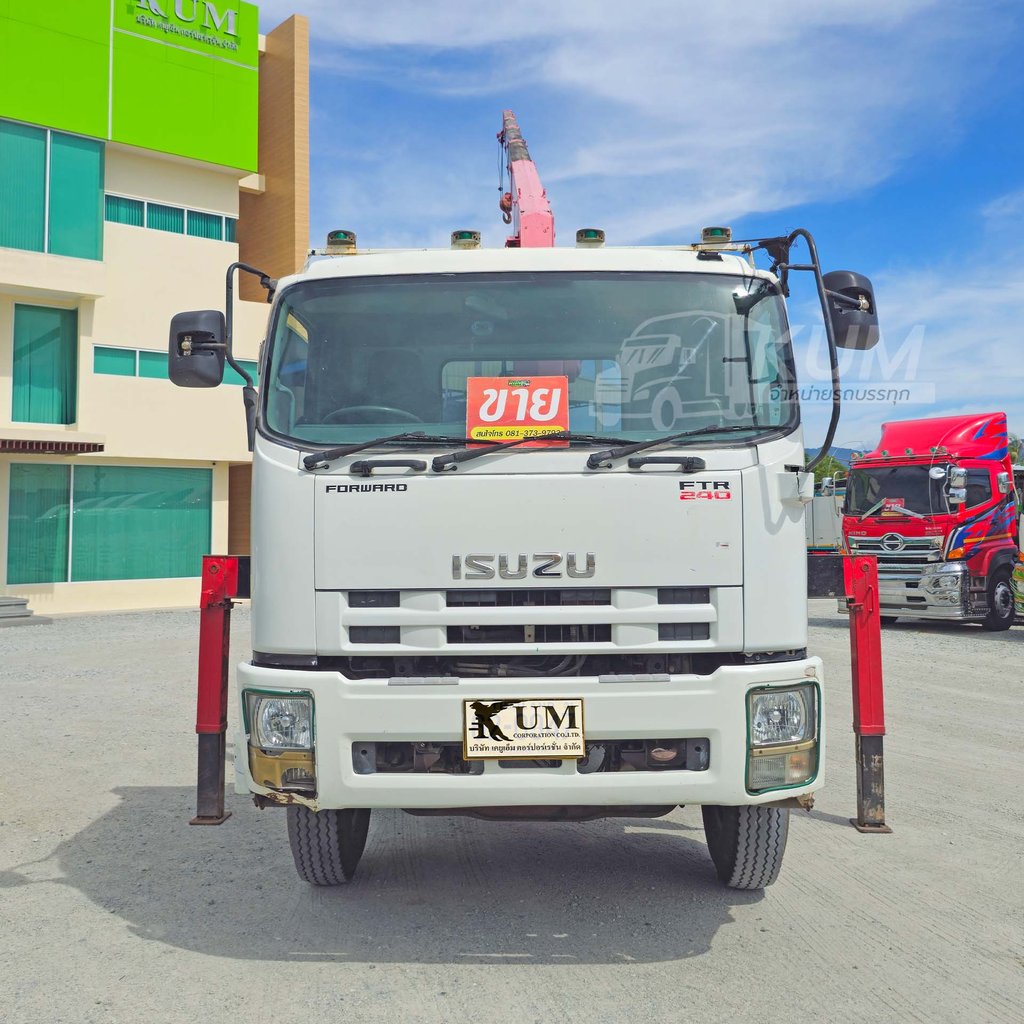 หกล้อเครน ISUZU FTR 240 แรง ปี 57 เครน unoc 5.5 ตัน (0947) หกล้อเครน ISUZU FTR 240 แรง ปี 57 เครน unoc 5.5 ตัน (0947)