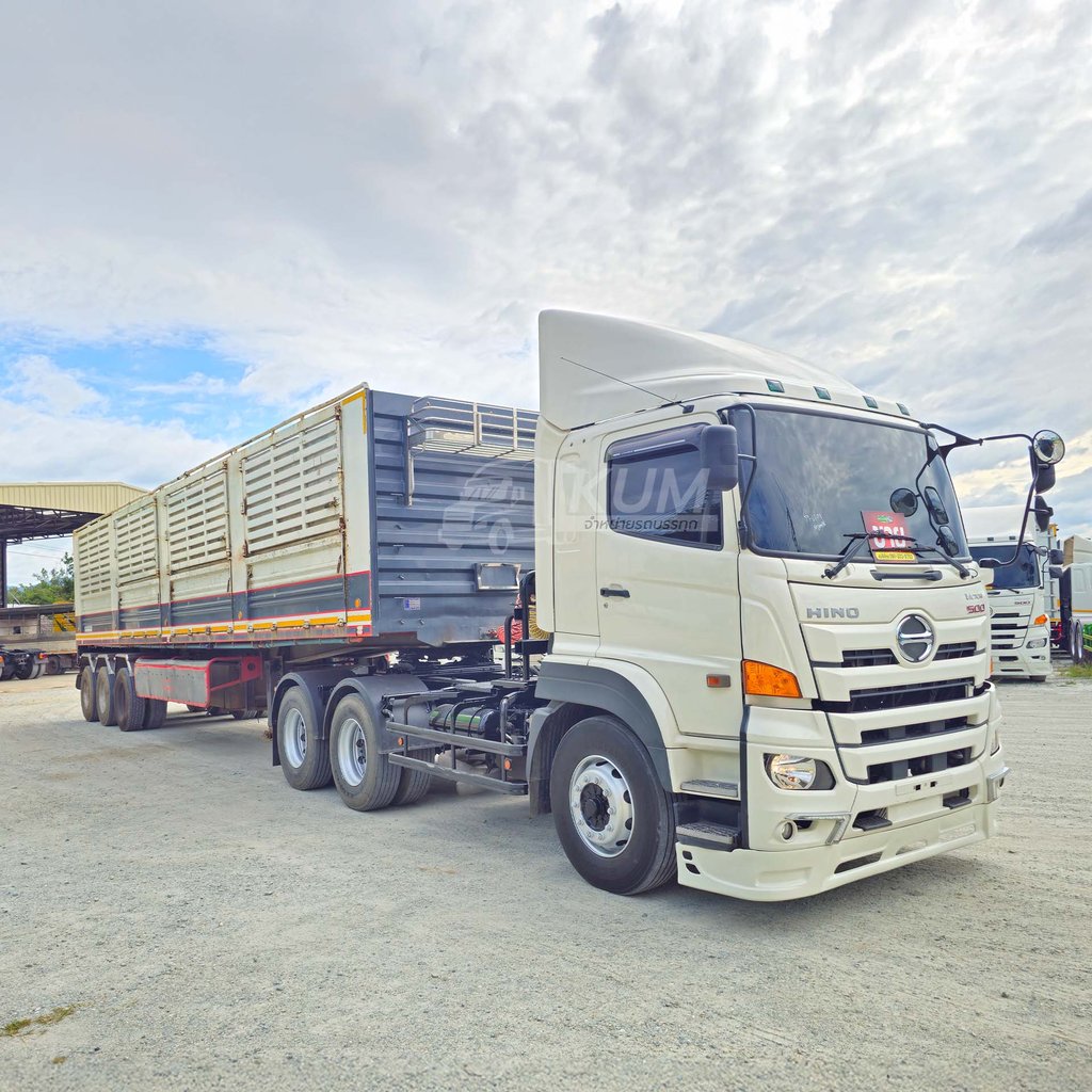 ดอกเบี้ยเริ่มต้น 2.99% สิบล้อหัวลาก HINO FM1A 344 แรง ปี 67 + หางคอก สามเพลา อู่พิรุฬแอสดซมบลี่ ปี 66 (6693 9051)