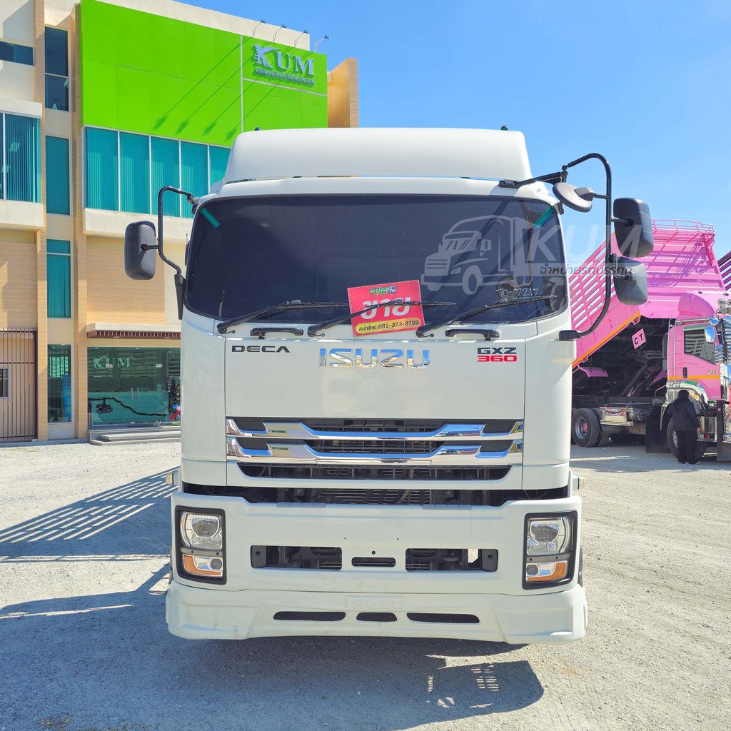 สิบล้อหัวลาก ISUZU GXZ 360 แรง ปี 2567 + หางกระบะคอกเหล็ก สามเพลา ป้ายแดงอู่ไทยมาวิน (7217 0735) สิบล้อหัวลาก ISUZU GXZ 360 แรง ปี 2567 + หางกระบะคอกเหล็ก สามเพลา ป้ายแดงอู่ไทยมาวิน (7217 0735)