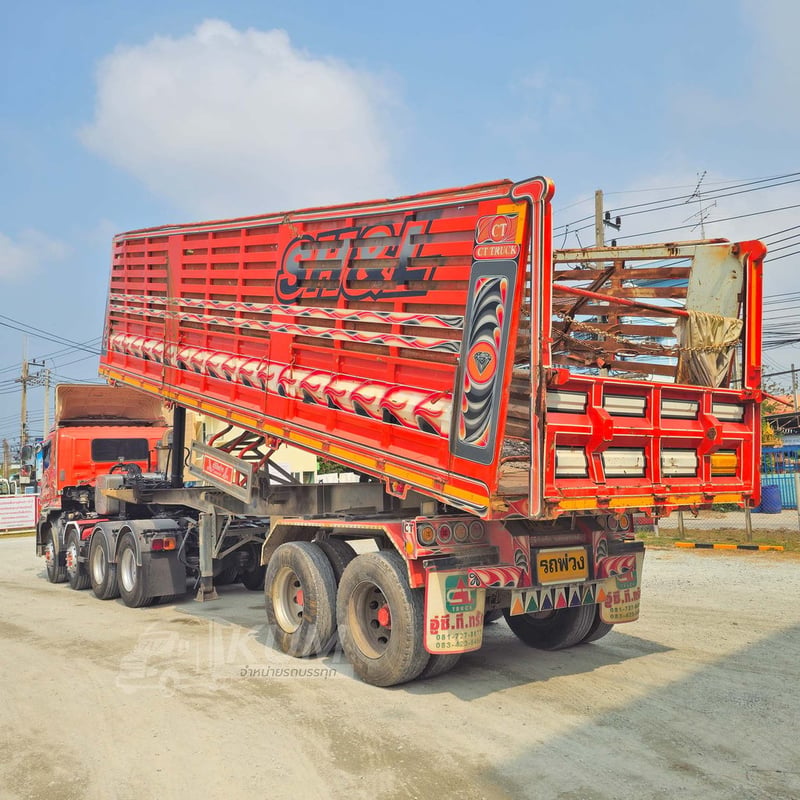 สิบล้อหัวลาก HINO FM1A 344 แรง ปี 2566 + หางเซมิดั้มพ์ สองเพลา อู่ CTT ปี 2566 (9078 9079)