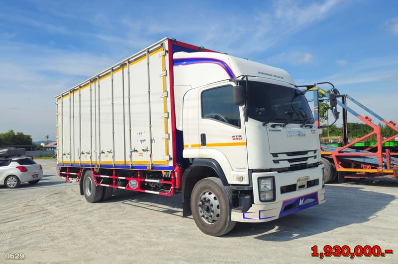 ผ่อน ลด ดอก ISUZU FTR 240 ปี 64 หกล้อตู้สิบบาน (0629)