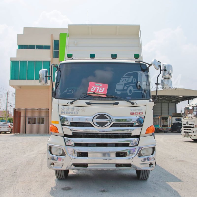 สิบล้อดั้มพ์ HINO FM1A 344 แรง ปี 2560 + หางดั้มพ์ สามเพลา อู่แม็กเทรลเลอร์ ปี 2565 (2539 3778) 