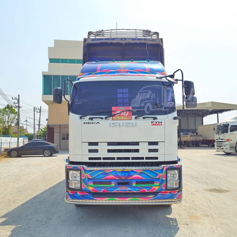 ดั้มพ์เกษตรSาคาตัดเบาๆ คืนทุนไว สิบสองล้อดั้มพ์ ISUZU FYH 360 แรง ปี 2555 (0856)