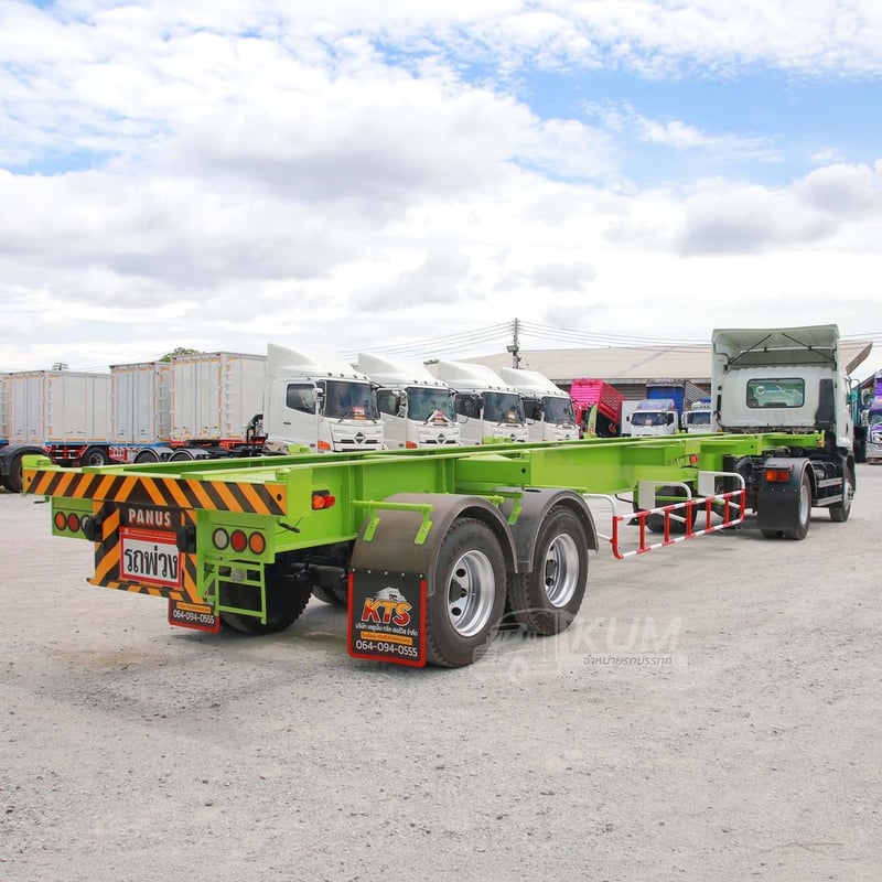 หกล้อหัวลาก ISUZU FTR 240 แรง ปี 2565+หางก้าง สองเพลาพนัส ปี 2560 (2712 5072)