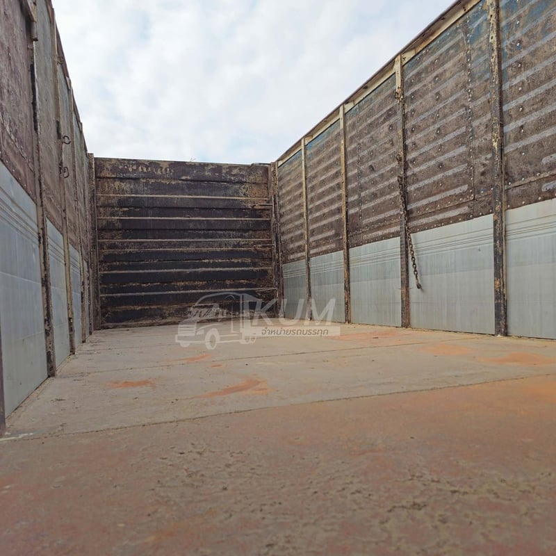 สิบสองล้อดั้มพ์ ISUZU FYH 360 แรง ปี 2557 + หางดั้มพ์ สามเพลา  อู่ส.สมบัติ ปี 2557 (8789 8190)