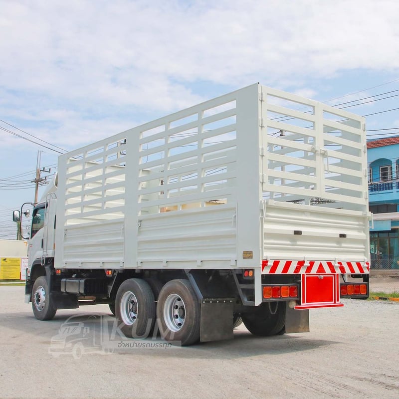 สิบล้อคอก ISUZU FVM 300 แรง ปี 2563 (4490)