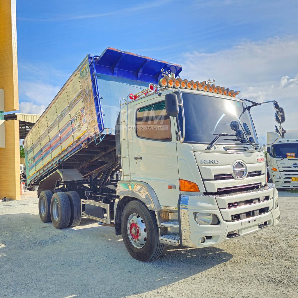 ช่วยดาวน์ 6 % ของราคารถ สิบล้อดั้มพ์ HINO FM 344 แรงม้า ปี 60 (7825)