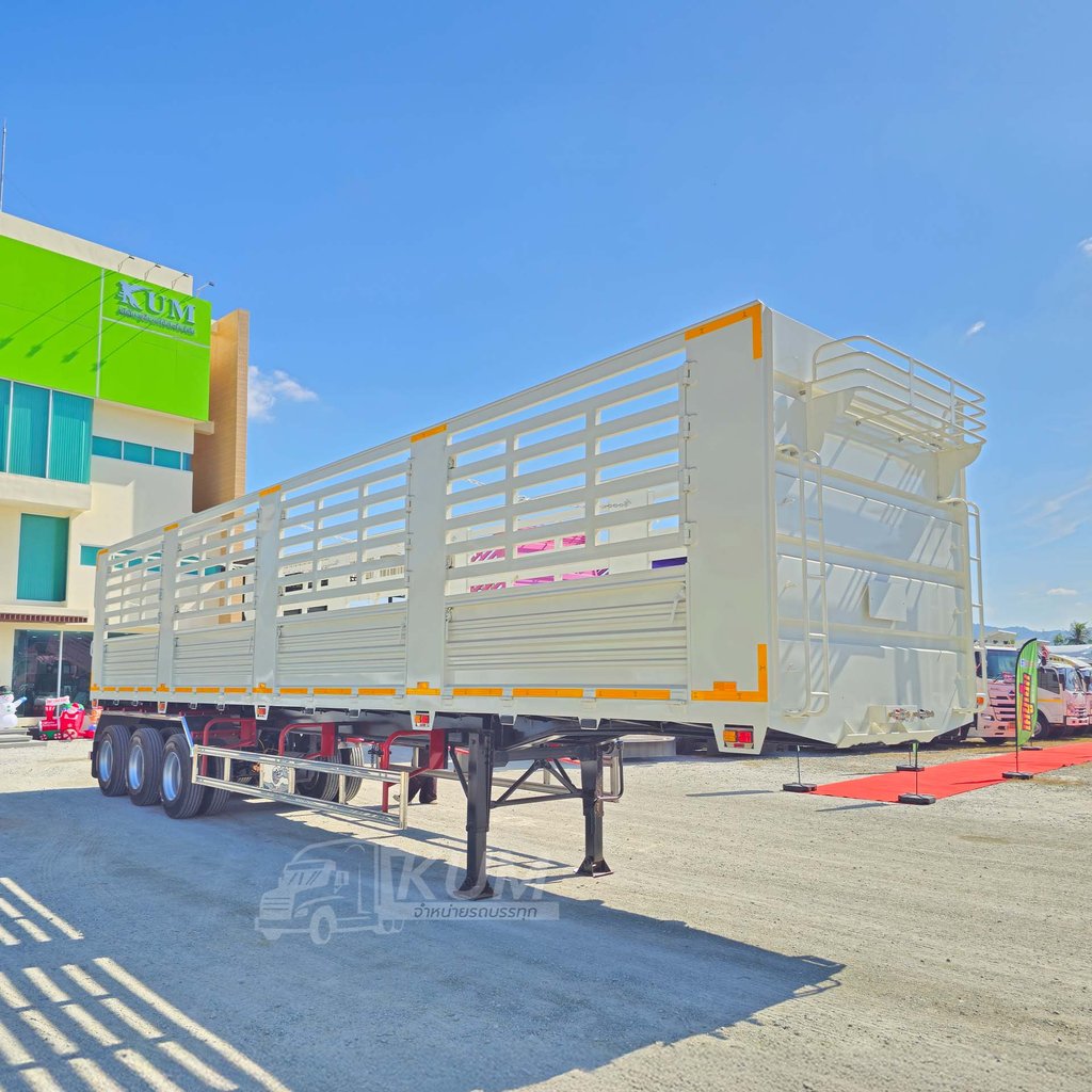 หางกระบะคอกเหล็ก สามเพลา ป้ายแดง อู่ไทยมาวิน ปี 2568 (0735) หางกระบะคอกเหล็ก สามเพลา ป้ายแดง อู่ไทยมาวิน ปี 2568 (0735)