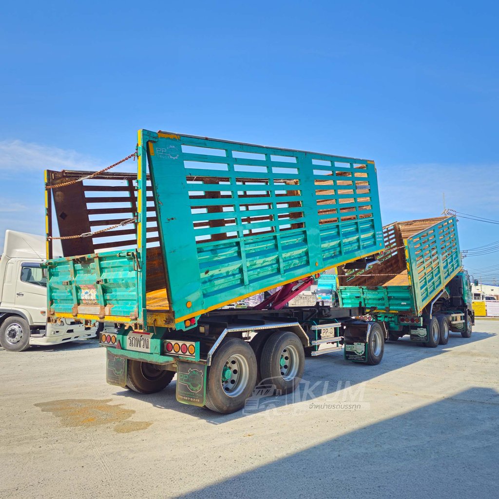 สิบล้อดั้มพ์ ISUZU FXZ ปี 66 + หางดั้มพ์ สามเพลา อู่พีพีเอ็นเจเนริ่ง ทรัค ปี 66 (4795 4796)