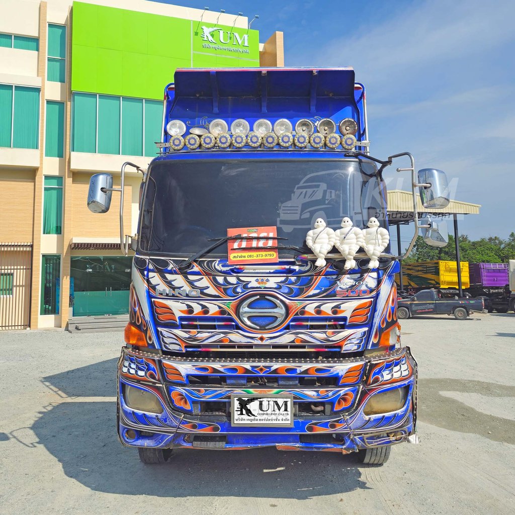 สด ลด VAT พ่วงแม่ลูกอู่ดัง HINO FM 344 แรงม้า อู่ซุ่นชัย ปี 60 + หางดั๊มพ์ สามเพลา อู่ซุ่นชัย ปี 60 ราคาตัด (0063 0064)