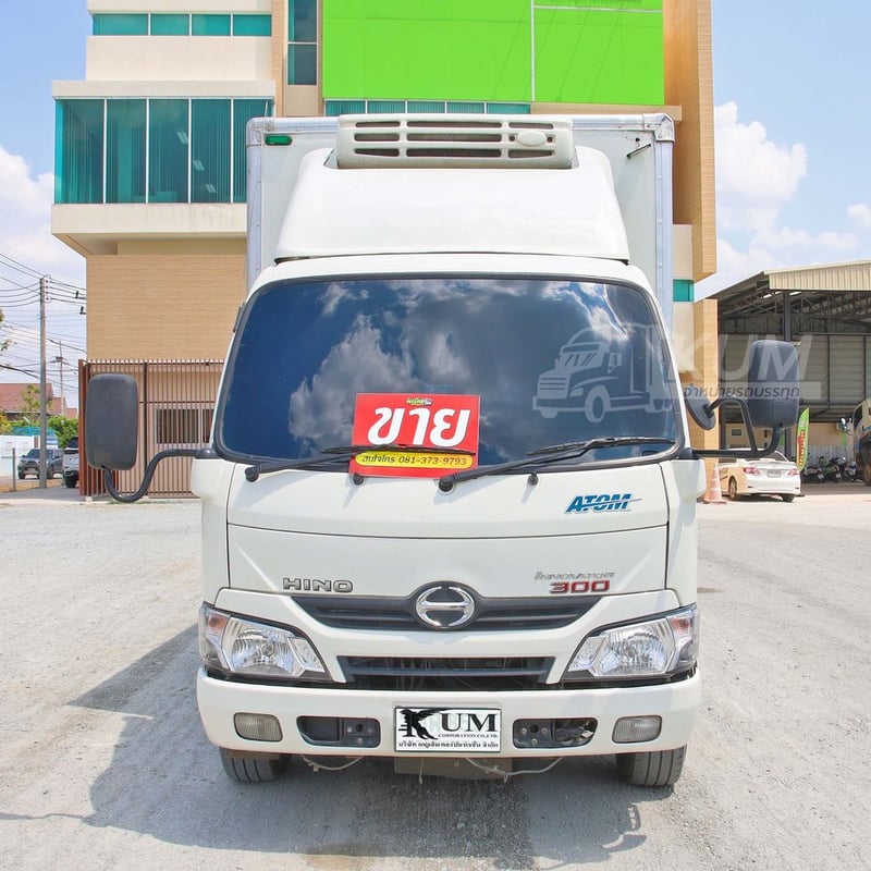 สี่ล้อตู้เย็น HINO XZU 136 แรง ปี 2567 (8556) สี่ล้อตู้เย็น HINO XZU 136 แรง ปี 2567 (8556)