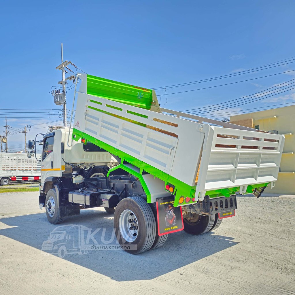 สด ลด VAT หกล้อดั้มพ์ ISUZU FTR 240 แรงม้า ปี 65 ดั๊มพ์ดิน หิน ทรายได้ทุกงาน (3565)