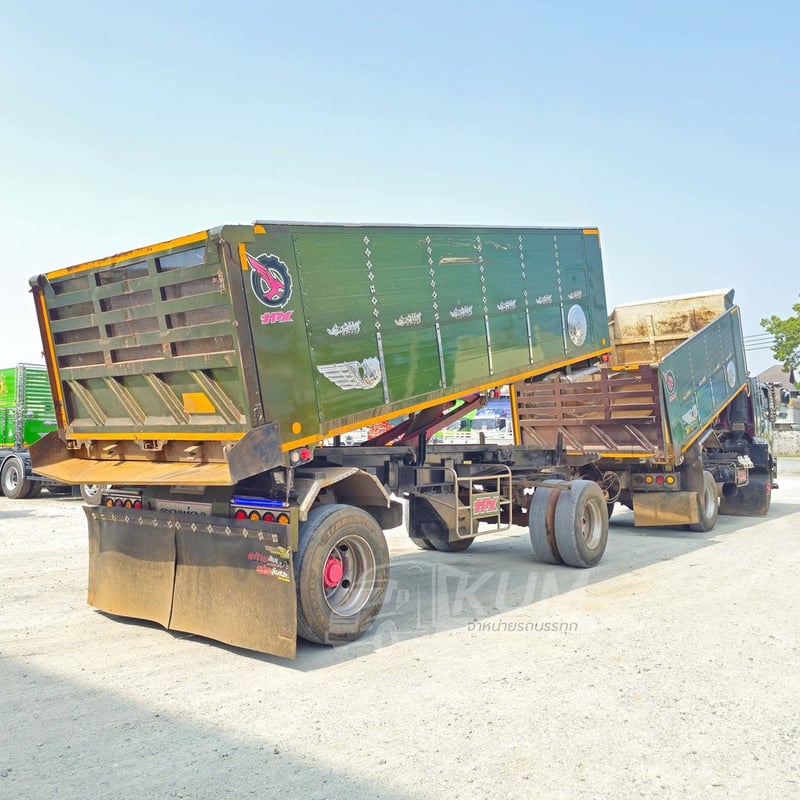 Sาคาตัด Sาคานี้คุ้มมาก หกล้อดั้มพ์ ISUZU FTR 240 แรง ปี 2565 + หางดั้มพ์ สองเพลา อู่เดอะฟินิกซ์ ปี 2565 (5403 5404)