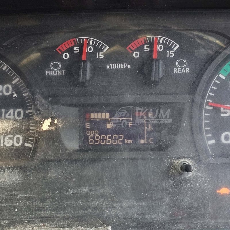 สิบล้อตู้สิบบาน HINO FL8J 260 แรง ปี 2561 (2716)