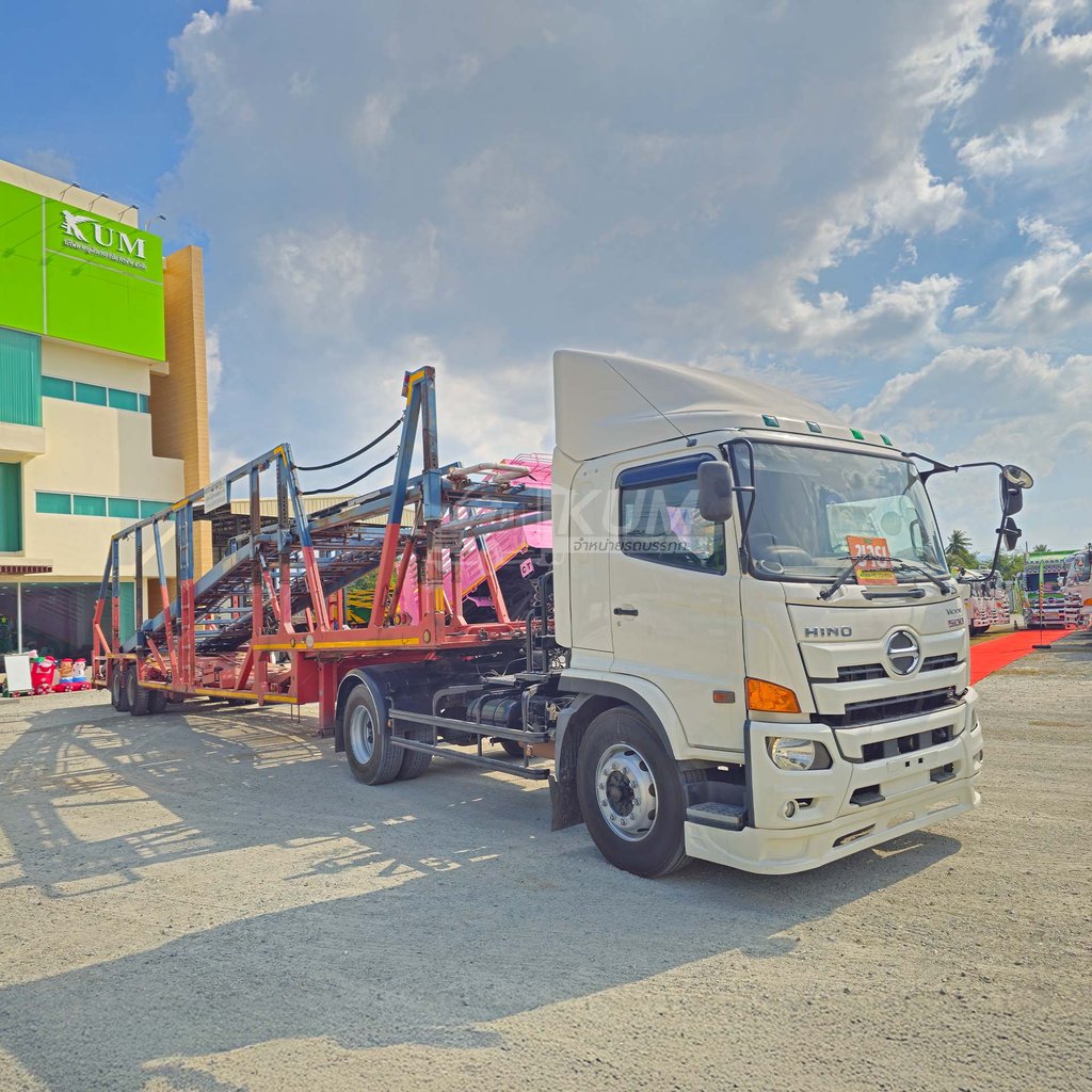 หกล้อหัวลาก HINO FG8J 260 แรง ปี 62+ หางขนรถบรรทุก สองเพลา RCK ปี 54 (3146 2404) หกล้อหัวลาก HINO FG8J 260 แรง ปี 62+ หางขนรถบรรทุก สองเพลา RCK ปี 54 (3146 2404)