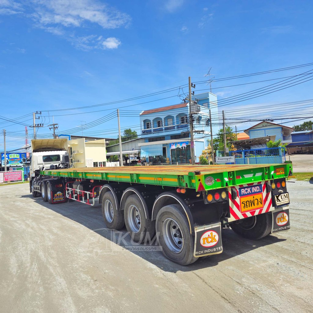 ผ่อน ลด ดอก สิบล้อหัวลาก HINO FM 344 แรงม้า ปี 63 + หางพื้นเรียบ สามเพลา อู่ RCK ปี 66  (5003 5616)
