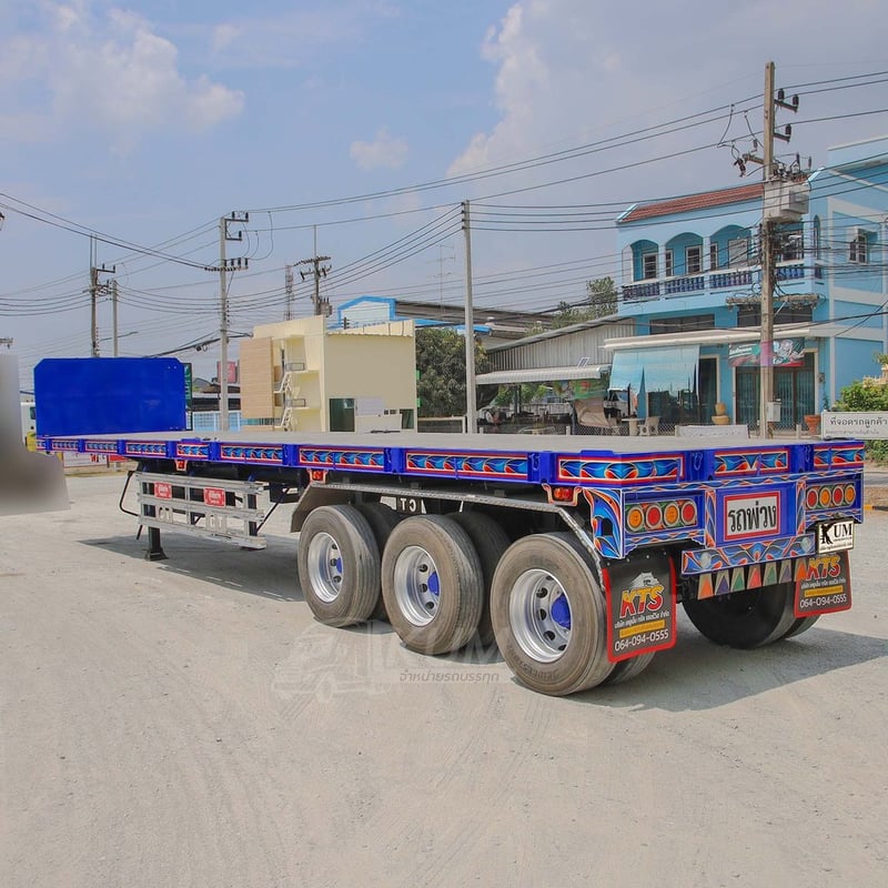 หางพื้นเรียบ สามเพลา อู่ CTT ปี 2565 (1885)