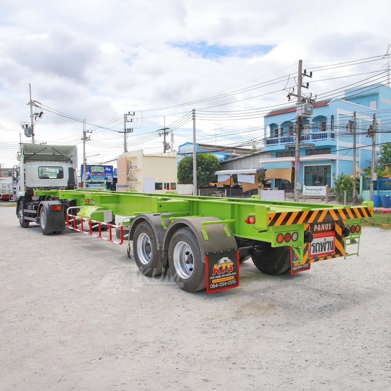 หกล้อหัวลาก ISUZU FTR 240 แรง ปี 2565+หางก้าง สองเพลาพนัส ปี 2560 (2712 5072)