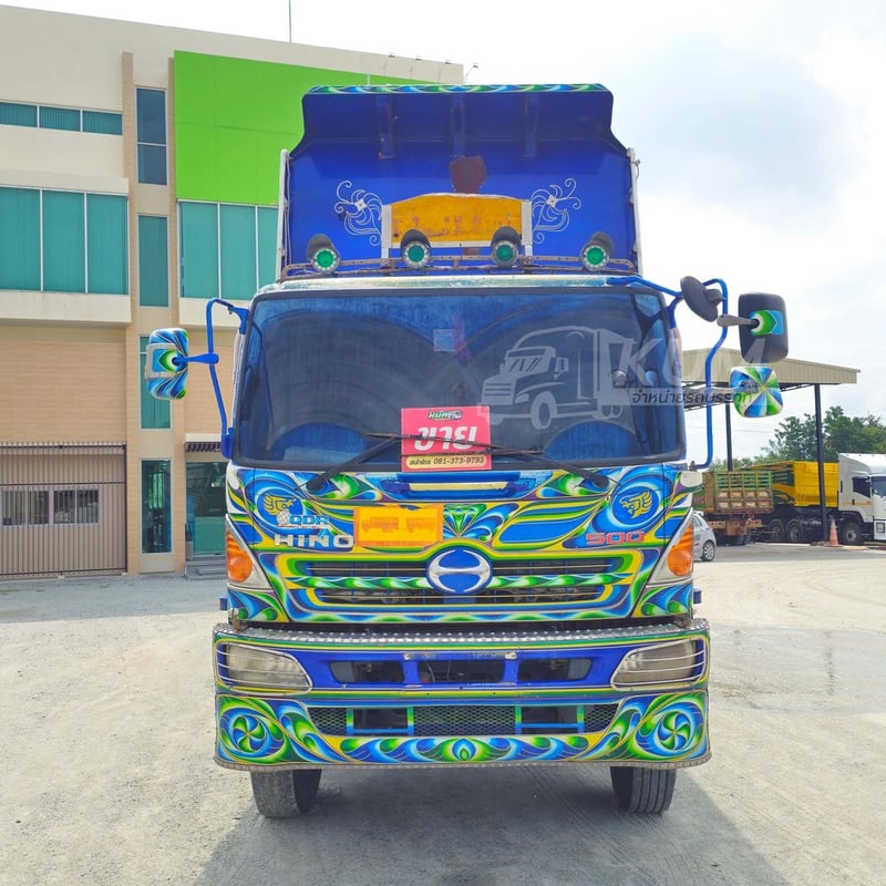 **Vายตัดราคาพิเศษ** สิบล้อดั้มพ์ HINO 344 แรง ปี 56 + หางดั้มพ์ สามเพลา อู่สหกิจ ปี 56 (3163 3164)