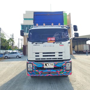 สิบสองล้อดั้มพ์ ISUZU FYH 360 แรง ปี 2556 + หางดั้มพ์ สามเพลา อู่ส.สมบัติ ปี 2556 (2507 2508)