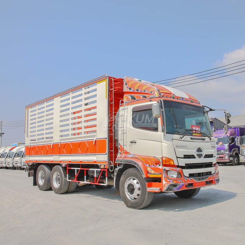 สิบล้อคอก HINO FL8J 260 แรง ปี 2559 (2895)