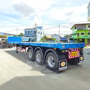 หางพื้นเรียบ สามเพลา มีบังเกอร์ อู่ RCK ปี 64 (8647)