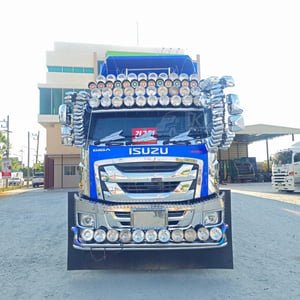 สิบล้อดั้มพ์เกษตร ISUZU FXZ 360 แรงม้า ปี 66 + หางดั๊มพ์ สามเพลา อู่ส.สมบัติ ปี 66 (5236 5237)